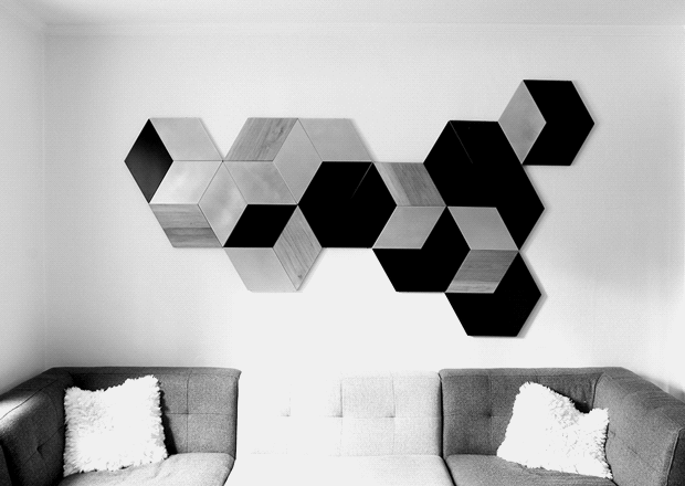 Rhombus-Wall-Magnet-BoardGif